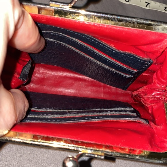 Dooney & Bourke Leather Coin Purse/Card Holder - Picture 7 of 8